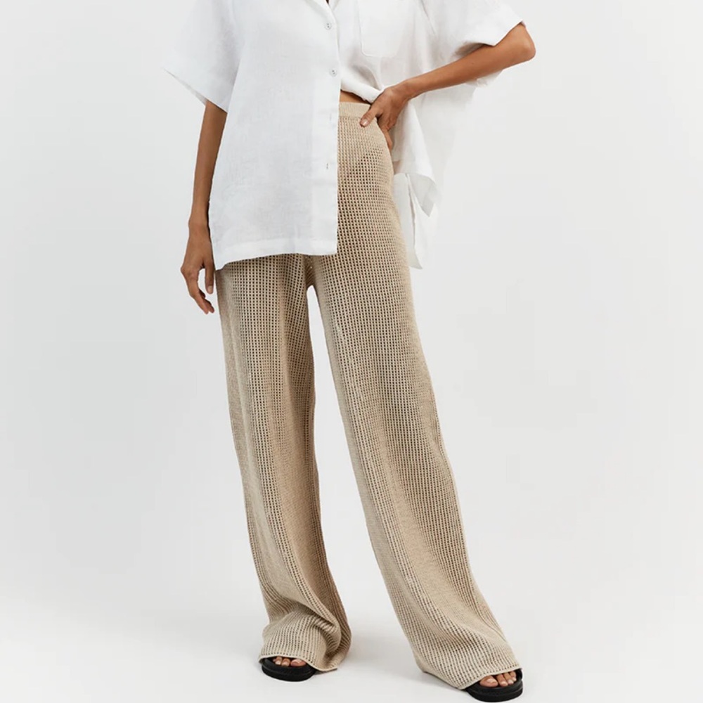 Dissh Ophelia Stone Crochet Pant Size Small